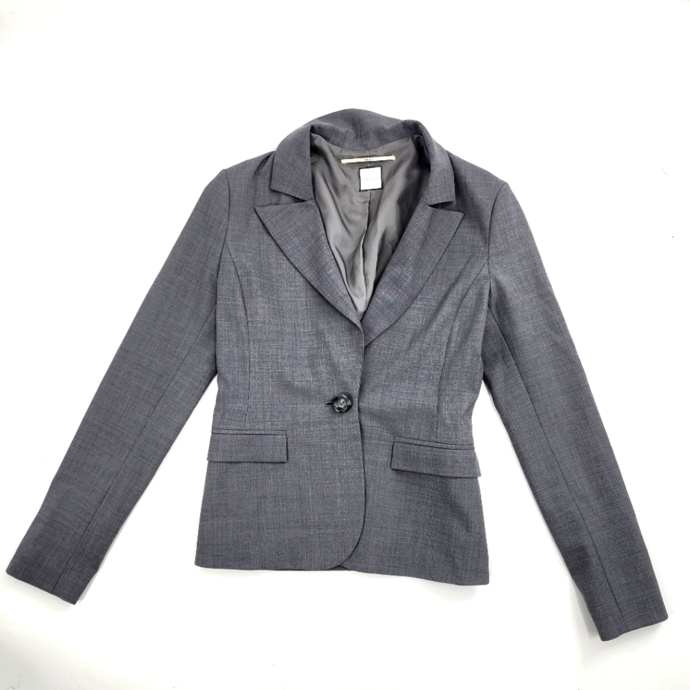 Talula Babaton X Small Xs Vintage Gray Blazer 90s